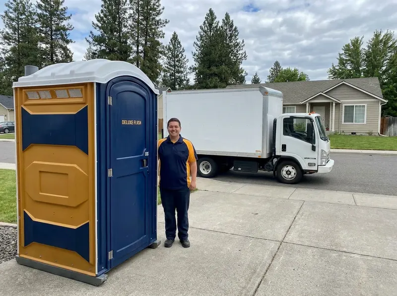 Deluxe Flushing Restroom Rental in Spokane, WA